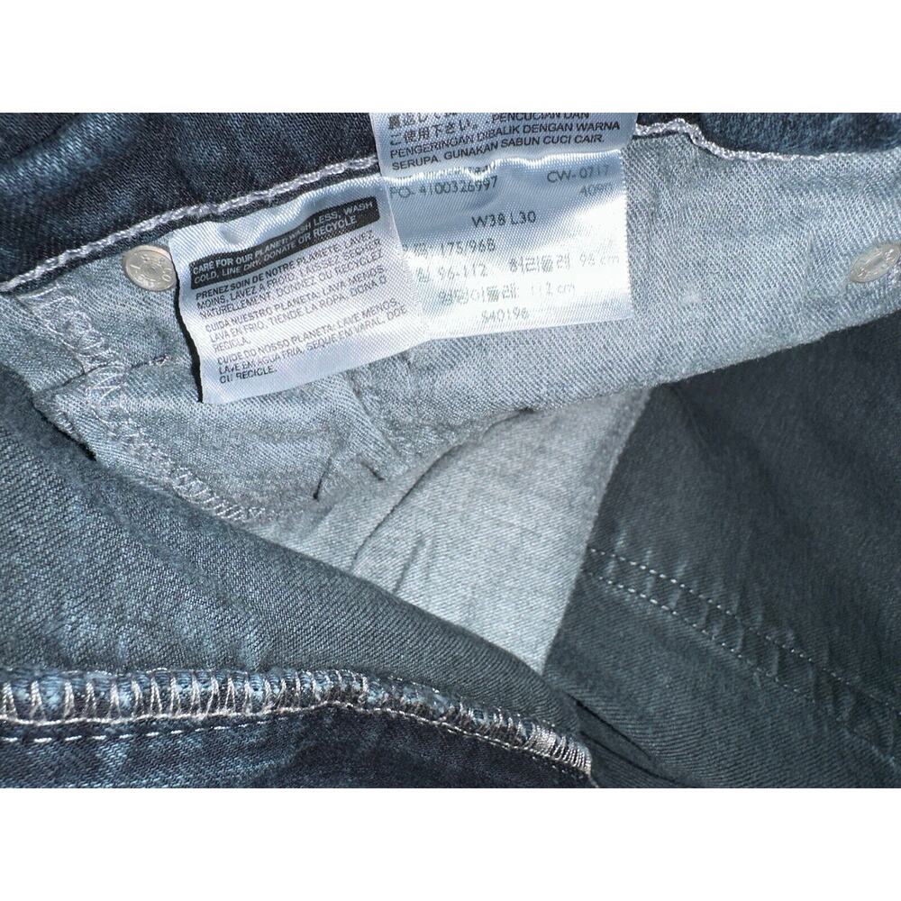 Levis 505 Men's Size 38x30 Jeans Straight Leg Blue Denim Red Tab Levi's 38 Mens - Picture 8 of 8